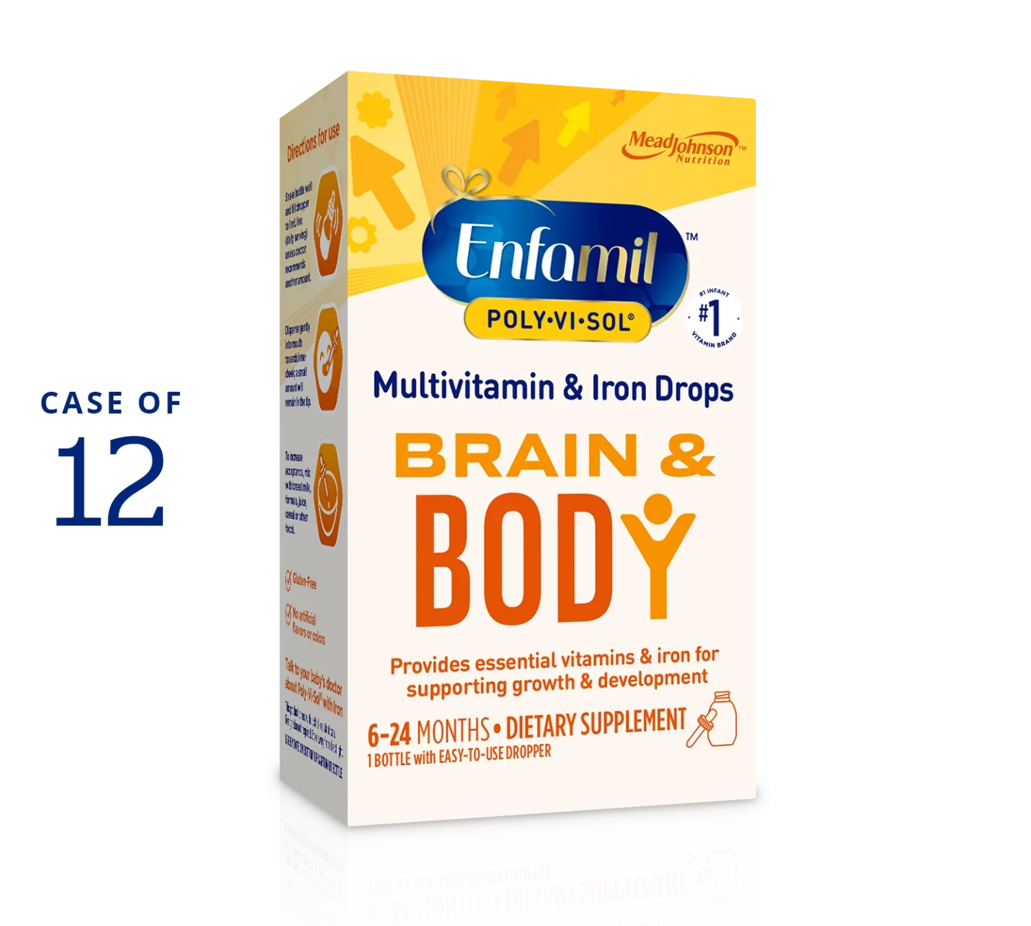 Enfamil® Poly Vi Sol® Multivitamins with Iron - Liquid - 50 mL Bottle (Case of 12)