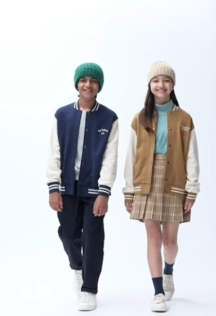 Sweat Stadium Jacket Versatile sweat fabric perfect for wearing as outerwear. Embroidered accent at the chest.