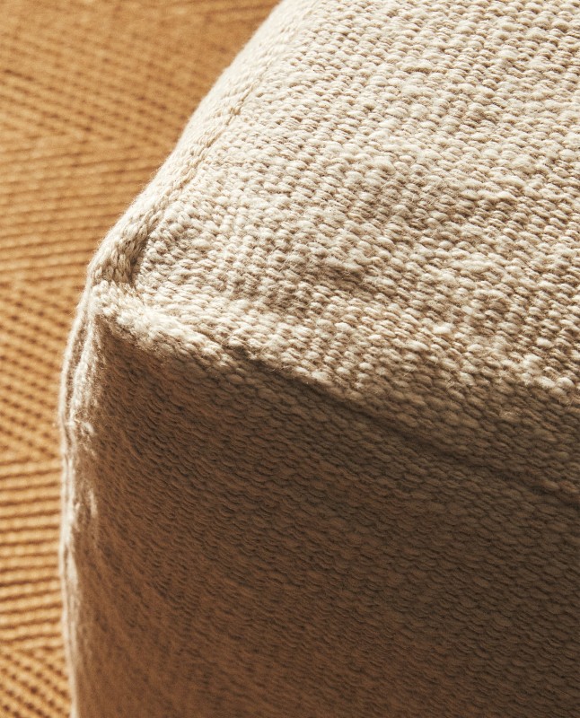 COTTON BOUCLÉ POUFFE
