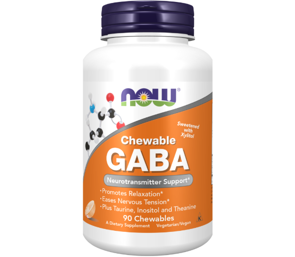 GABA Orange Flavor Chewable Tablets-90Chewable