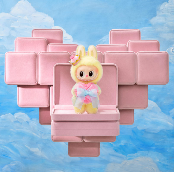 THE MONSTERS Let's Checkmate Series-Vinyl Plush Hanging Card