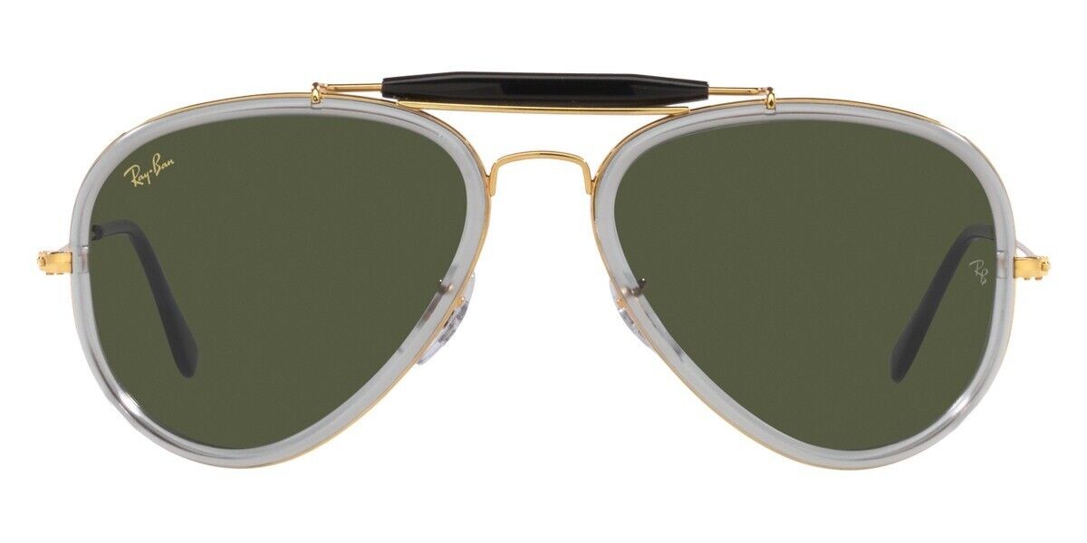 Ray-Ban Road Spirit RB3428 Sunglasses Legend Gold Green 58 New 100% Authentic