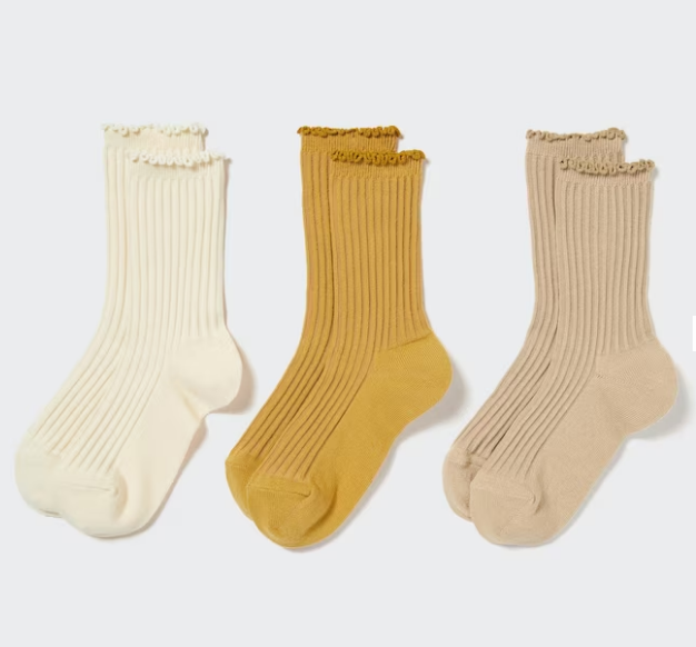 Regular Socks 3 Pack Comfy socks with a subtle style. With deodorizing features.
