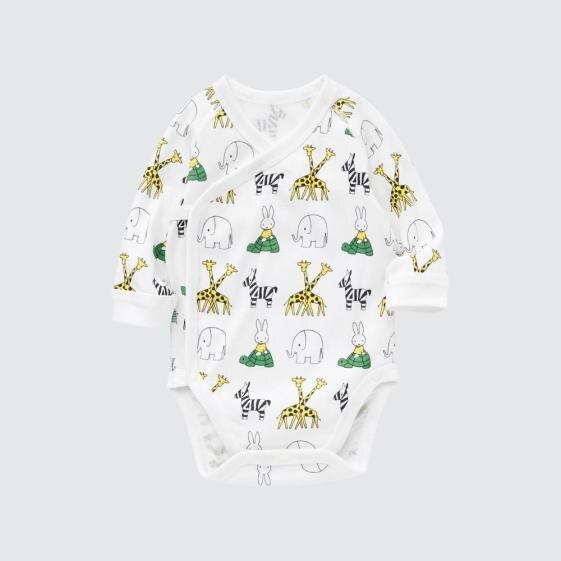 BABY The Picture Book LONG SLEEVE BODYSUIT (FRONT OPEN) 1P 463135