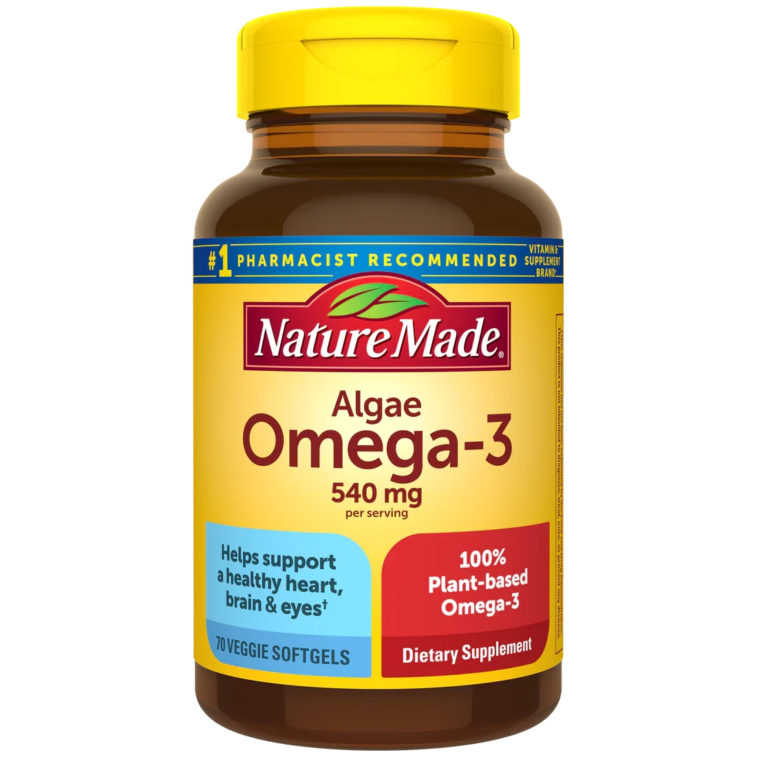 Algae Omega-3 540 mg Softgels