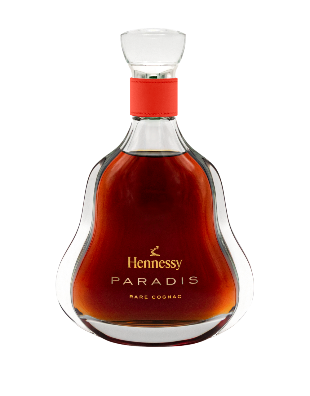 Hennessy Hands - Joy Red, Sans Font, Gold Engraving Color