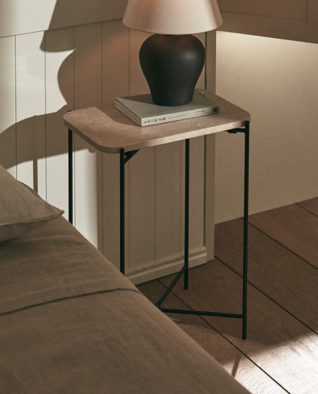 MARBLE SIDE TABLE