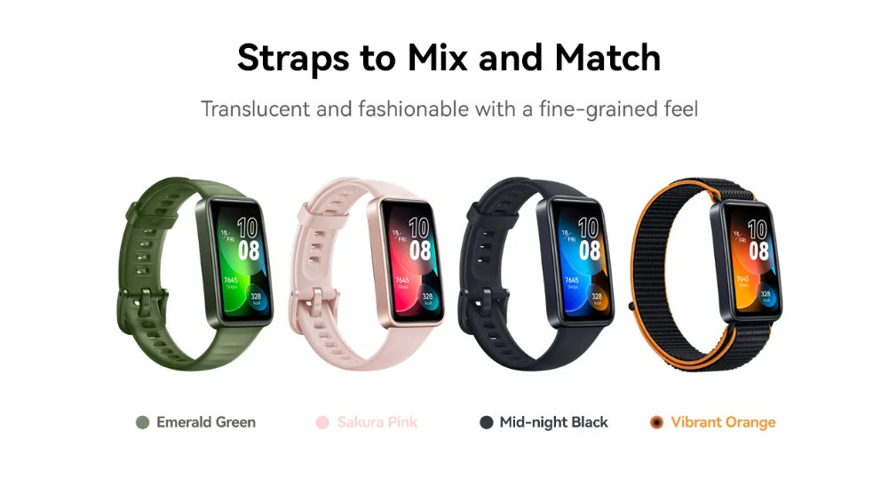 HUAWEI Band 8 Smartwatch| Ultra-Thin Design | Scientific Sleep Tracking | 14 Days Battery Life