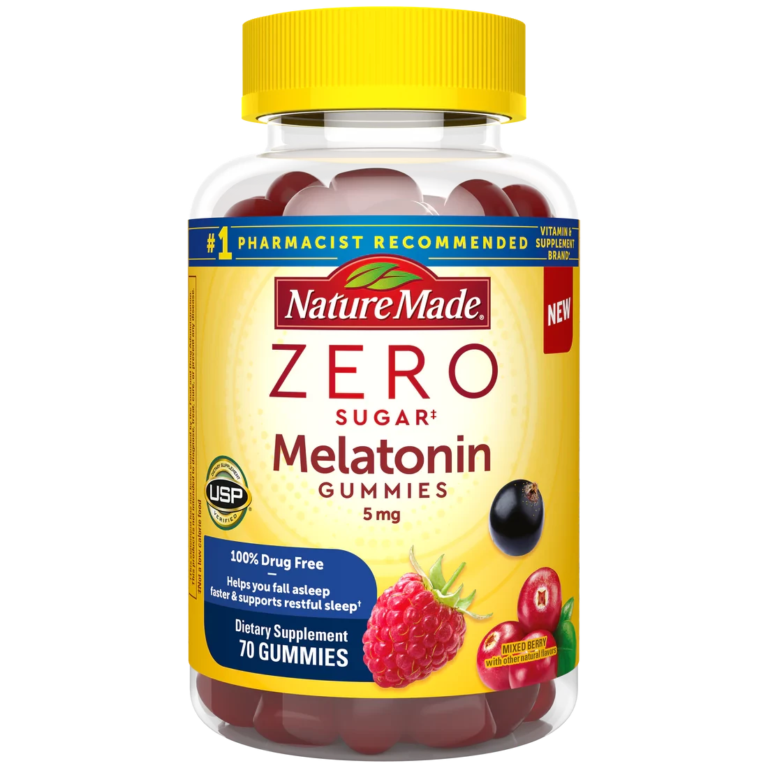 Zero Sugar‡ Melatonin Extra Strength 5 Mg Gummies