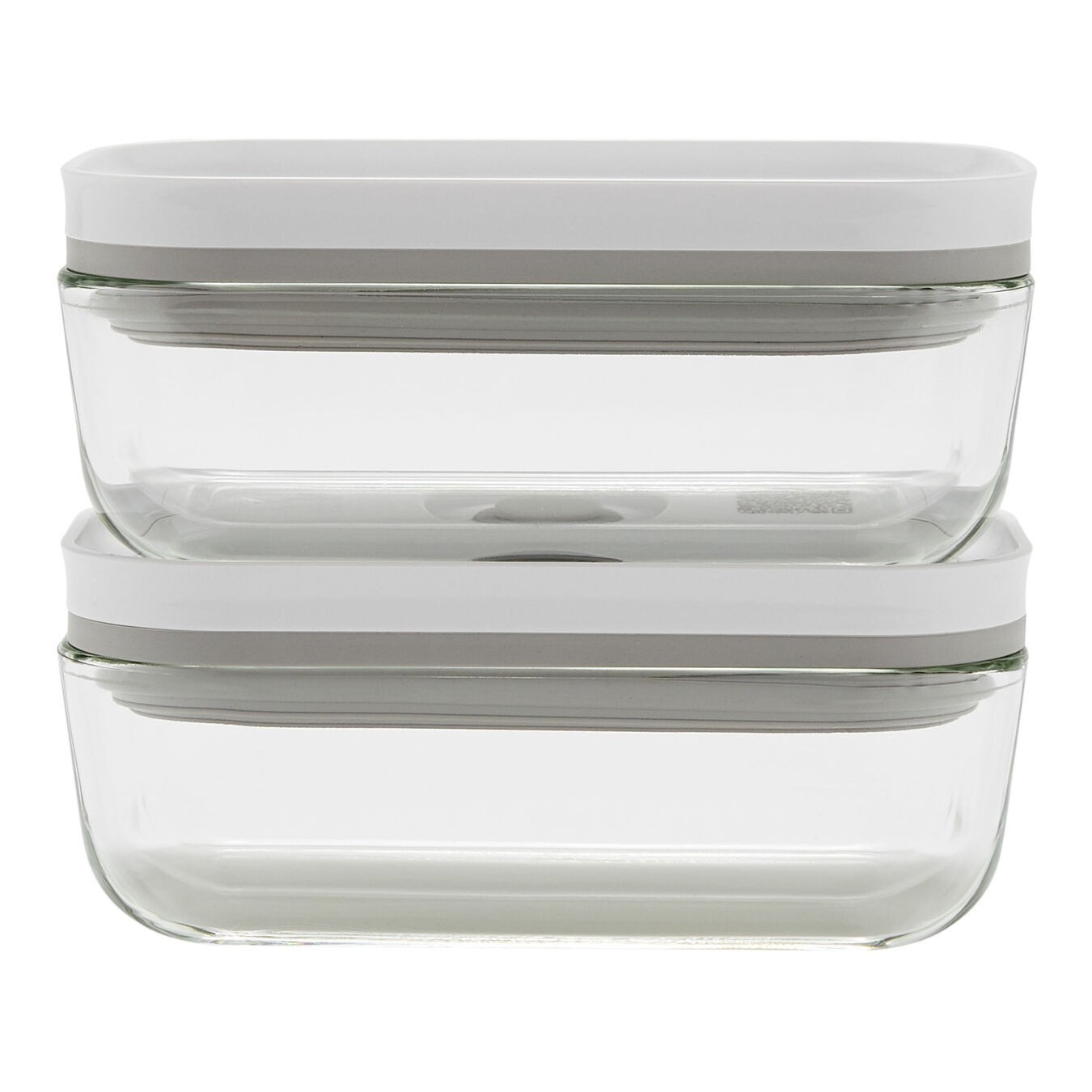 ZWILLING FRESH & SAVE SMALL / 2-PC SMALL VACUUM CONTAINER, GLASS, GREY