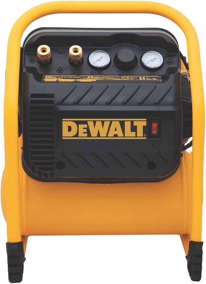 DEWALT Air Compressor for Trim, 200-PSI Max,Oil Free, Quiet Operation (DWFP55130)
