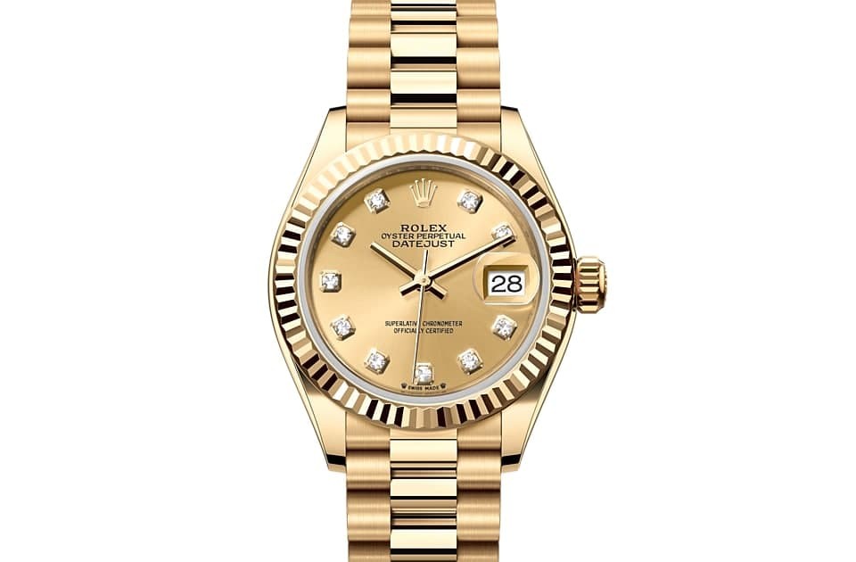 Rolex LADY-DATEJUST OYSTER, 28 mm, gold