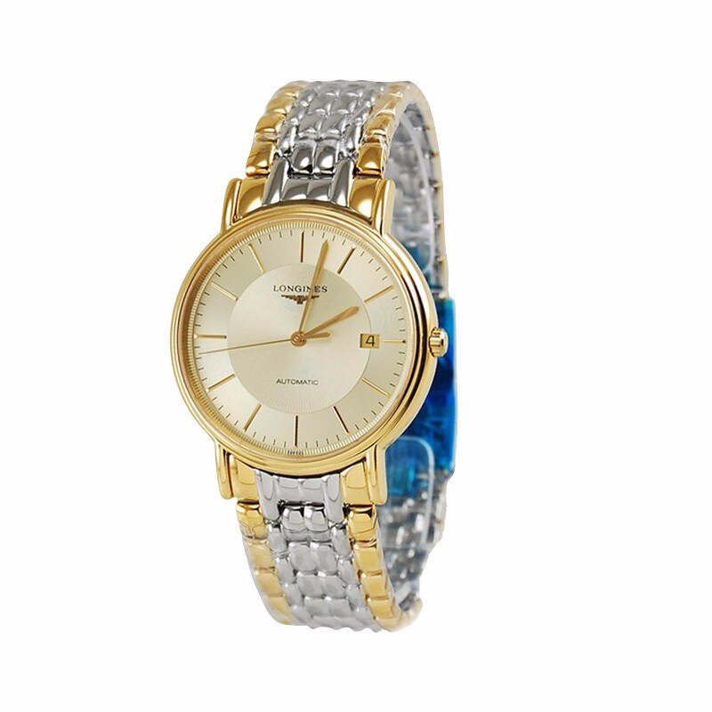 Longines watch Magnificent series automatic mechanical men's watch gold steel belt fashion casual business formal men's watch L4.921.2.42.7