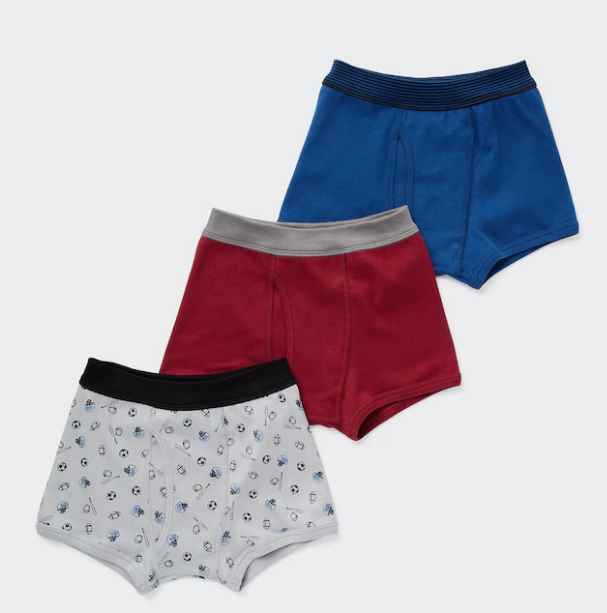 Boxer Briefs (Set of 3) 100% cotton with plenty of stretch. Flat seams for a light, comfortable fit.