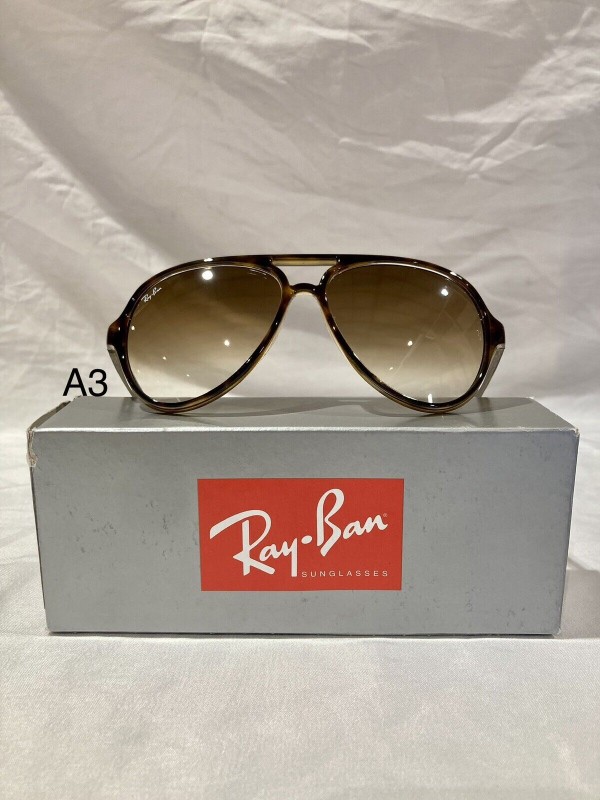 Ray-Ban 0RB4125 Sunglasses Men Aviator Havana 59mm
