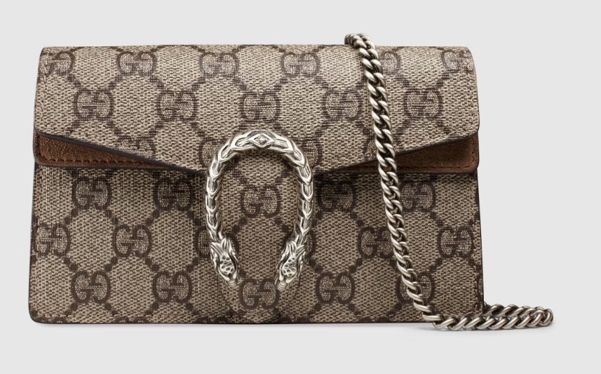 GUCCI DIONYSUS GG SUPREME SUPER MINI BAG