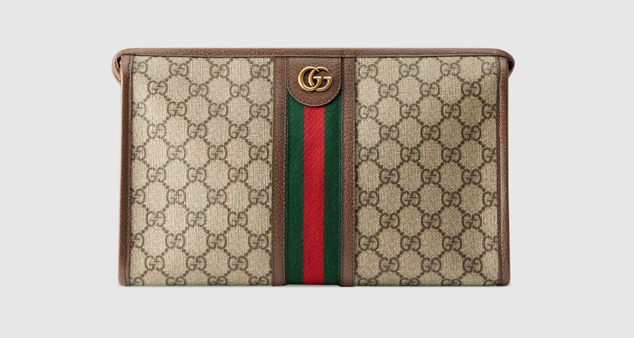 OPHIDIA series GG clutch bag