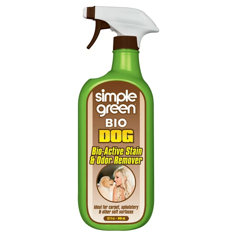 Simple Green Dog Stain & Odor Remover, Floral and Clean Scent, 32 Fluid Ounce