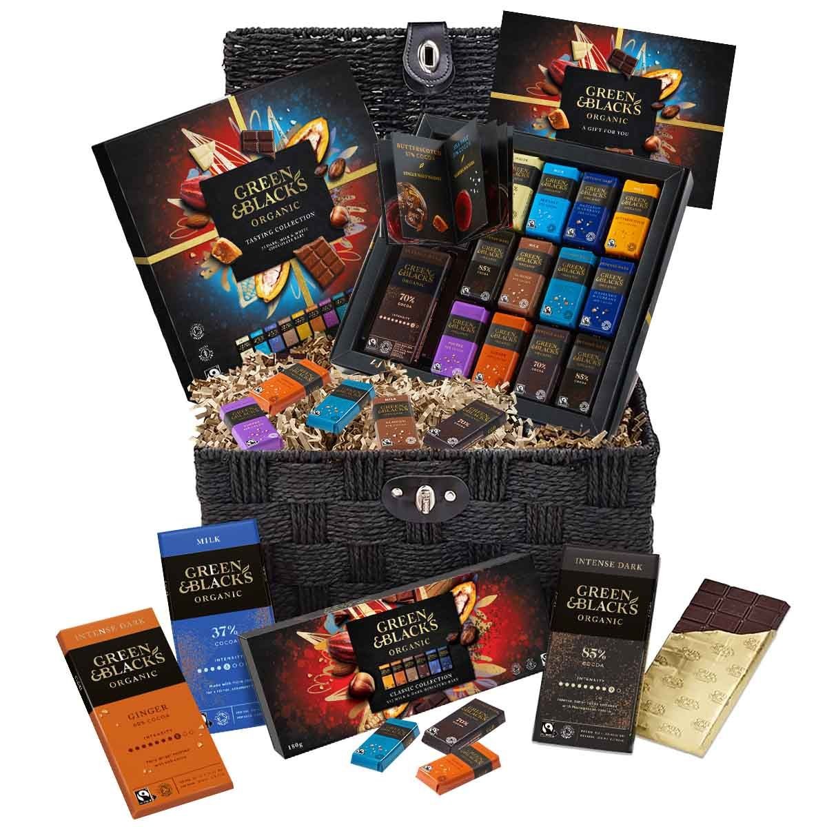 G&B CHOCOLATE LOVERS HAMPER BASKET