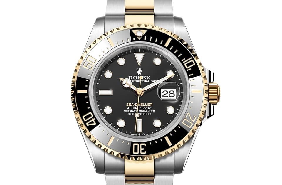 Rolex SEA-DWELLER OYSTER, 43 mm, gold and OYSTER steel