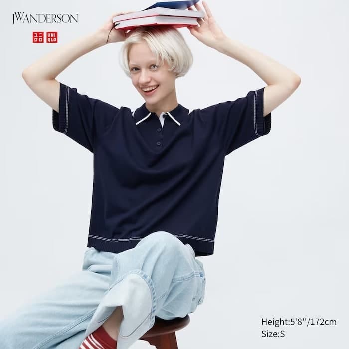 Short-Sleeve Polo Sweater (JW Anderson)