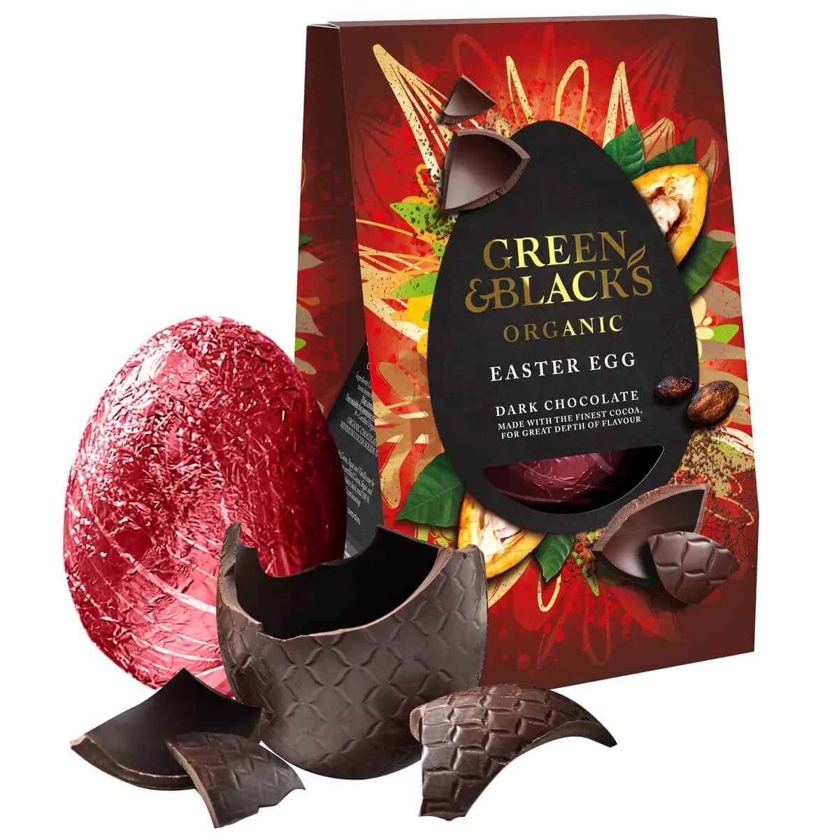 G&B ORGANIC DARK CHOCOLATE EGG 165G