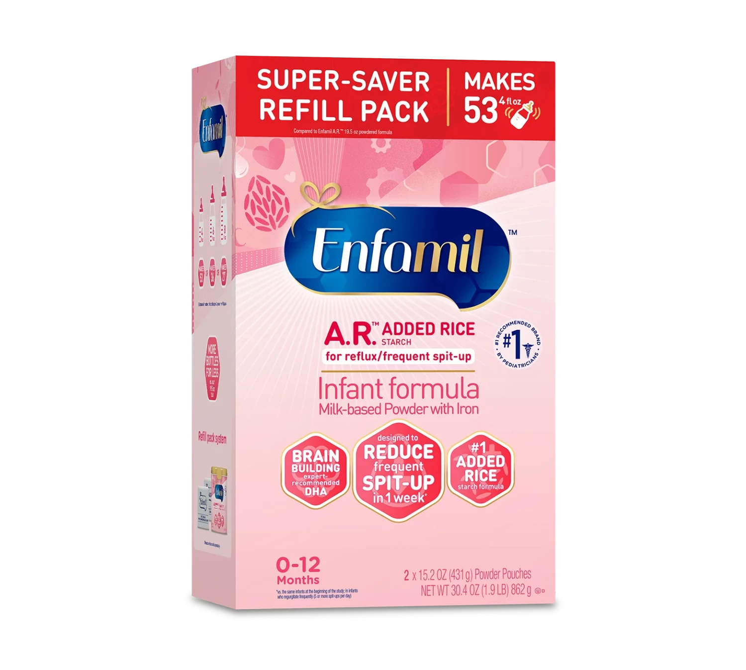 Enfamil A.R.™ Infant Formula Powder - 30.4 oz Refill Box