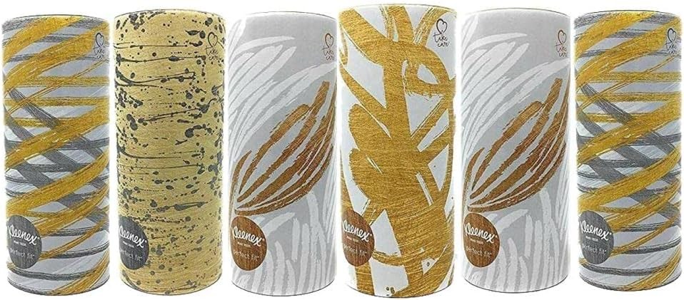 Kleenex Perfect Fit Facial Tissue Tube, 50 Count - (Pack of 6)