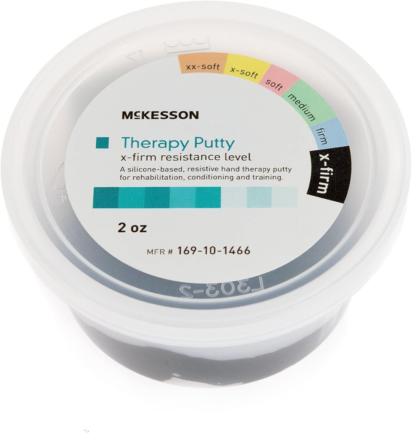 McKesson Therapy Putty - Extreme Firmness Level for Fingers, Hands, and Wrist – Exercise Rehabilitation Occupational Therapy Tool - 2 oz, 1 Count