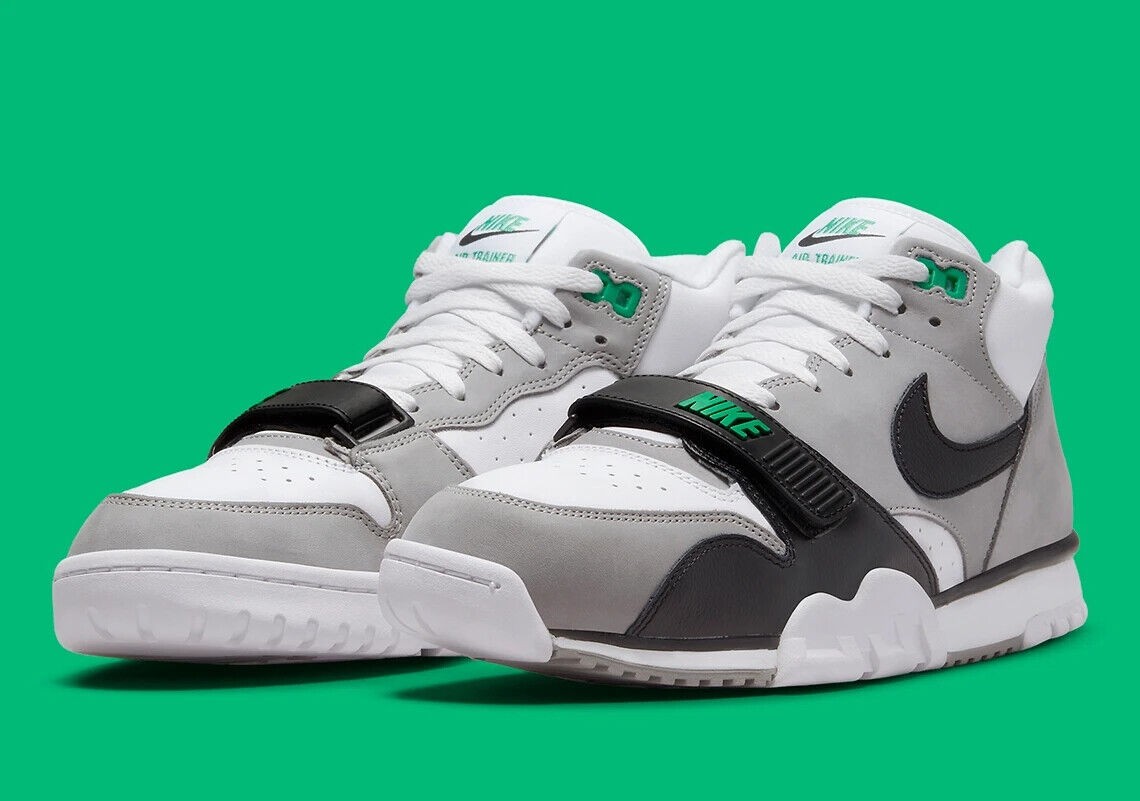 Nike Air Trainer 1 Chlorophyll 2022 White Black Grey DM0521-100 Men's Shoes NEW