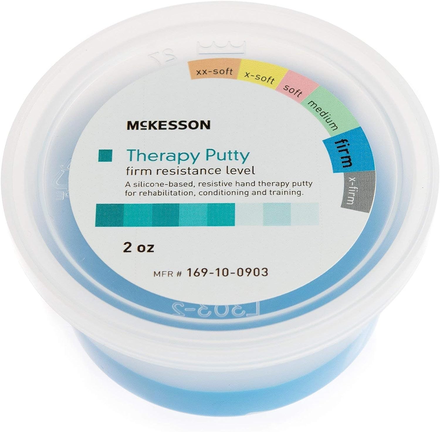 McKesson Therapy Putty - Firm Resistance for Fingers, Hands, and Wrist – Exercise Rehabilitation Occupational Therapy Tool -2 oz, 1 Count