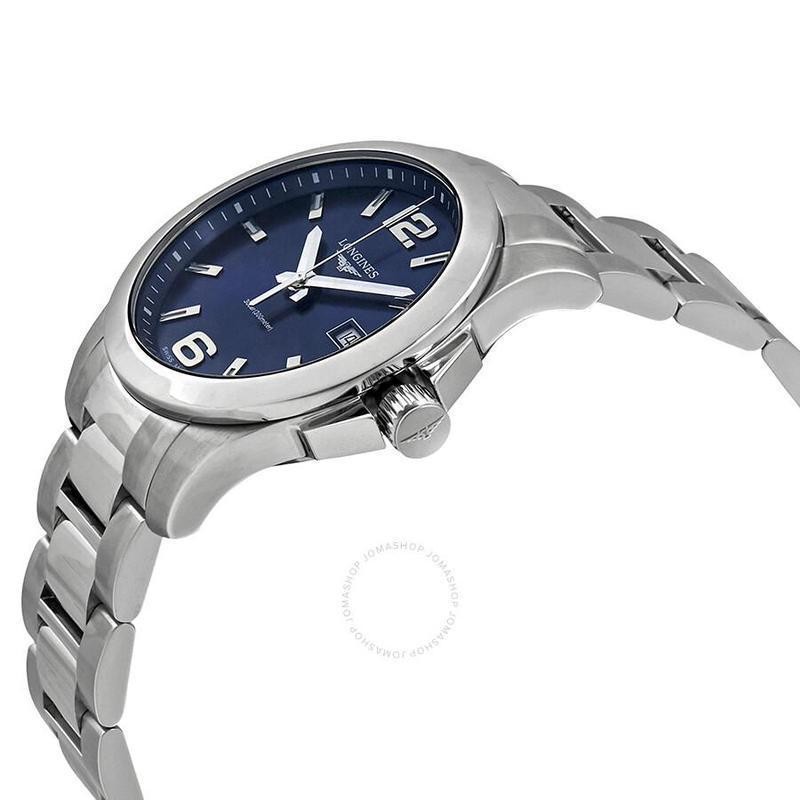Longines LONGINES Men's Watch Concas Diving Series Blue Dial Steel Belt Men's Quartz Watch L3.759.4.96.6