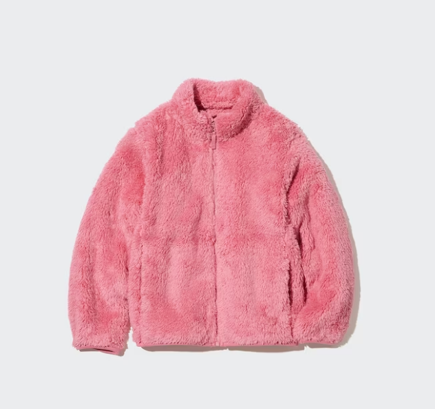 Fluffy Yarn Fleece Full-Zip Jacket