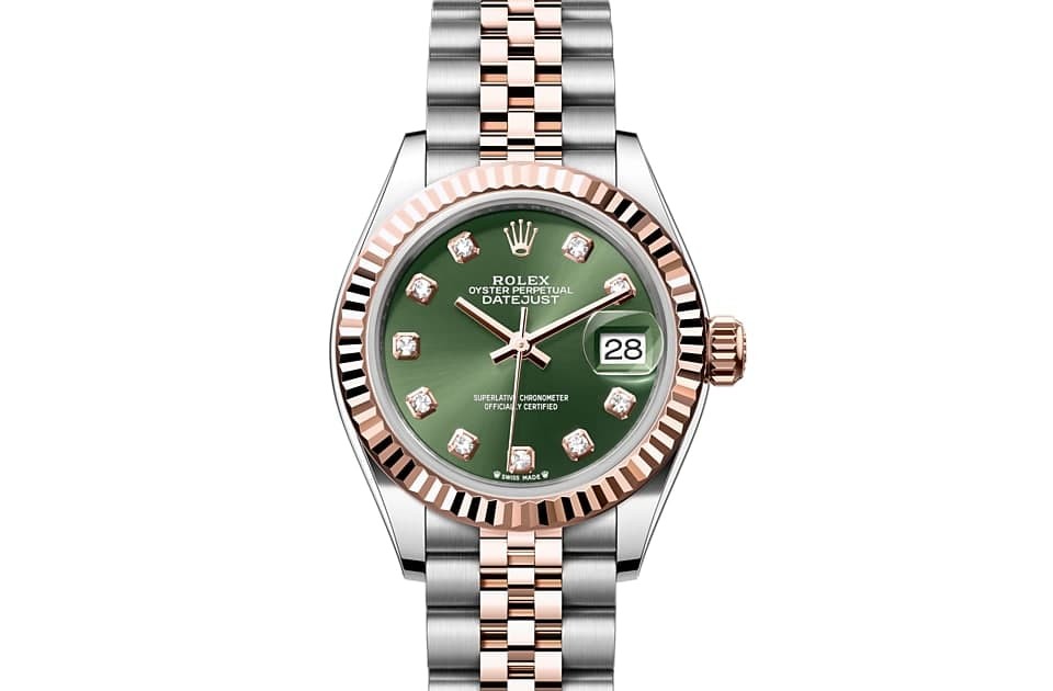 Rolex LADY-DATEJUST OYSTER, 28 mm, Eternal rose gold and OYSTER steel
