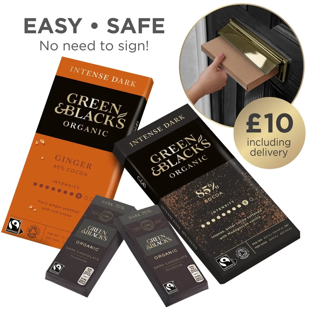 G&B LETTERBOX DARK CHOCOLATE GIFT