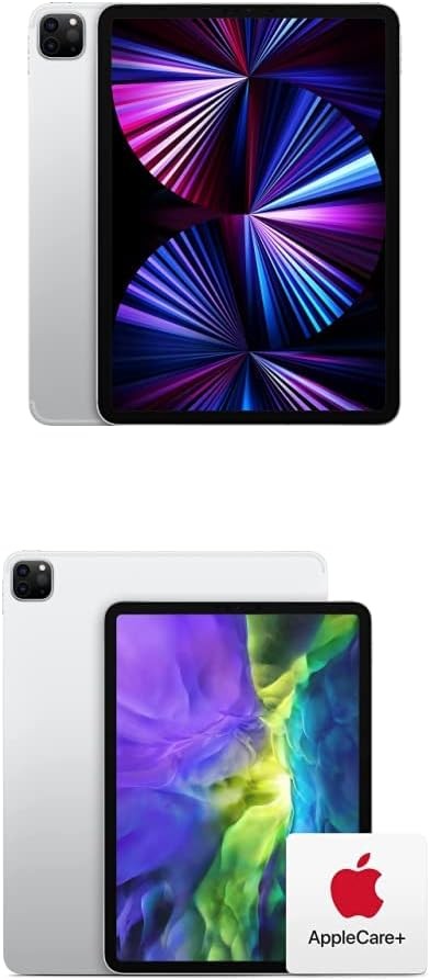 Apple 2021 11-inch iPad Pro (Wi-Fi + Cellular, 2TB) - Silver with AppleCare+ (Renews Monthly Until Cancelled)