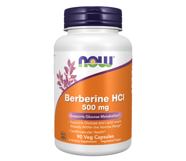 Berberine HCl 500 mg Veg Capsules-90Veg Capsules