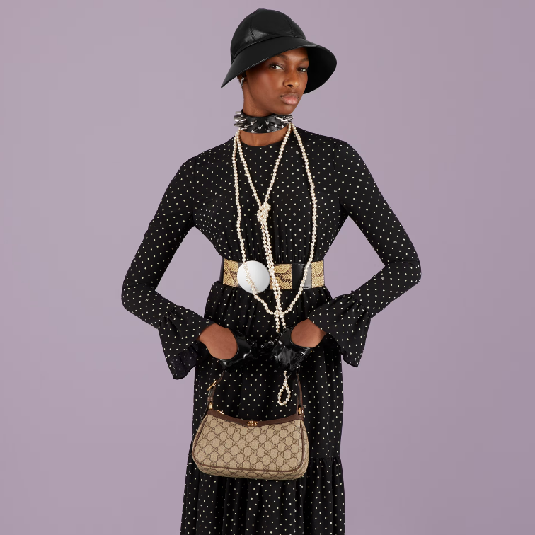 GUCCI OPHIDIA GG SMALL HANDBAG