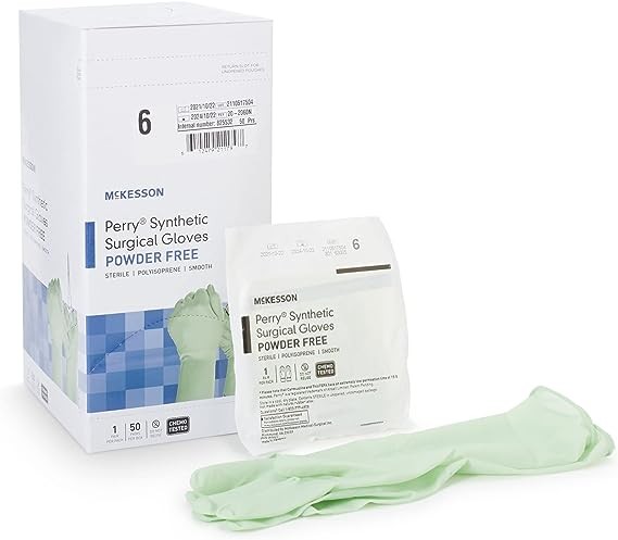 McKesson Perry Performance Plus Sterile Polyisoprene Glove Standard Cuff Length