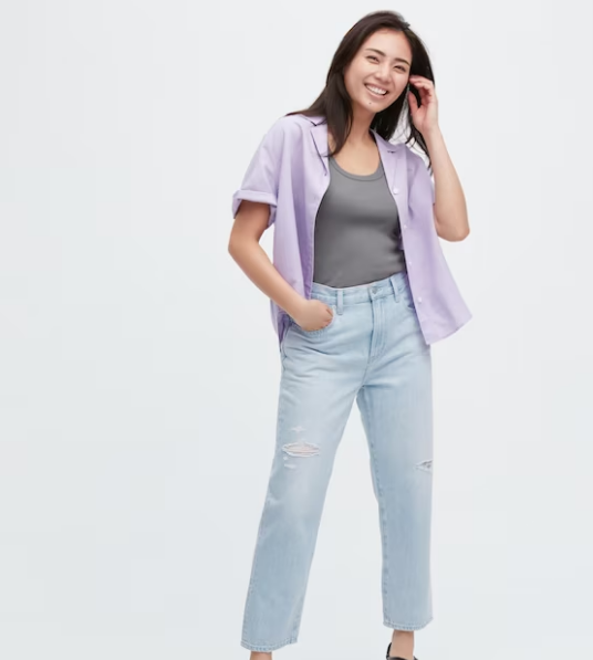 Boyfriend Tapered Jeans (Ankle Length)