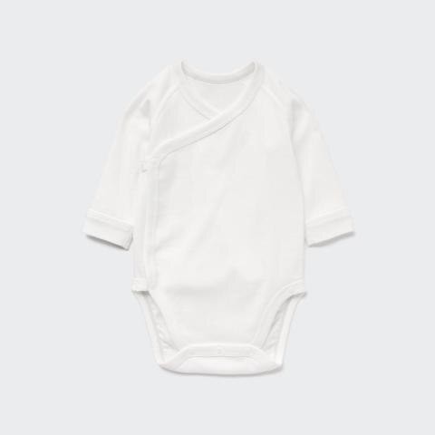 BABY LONG SLEEVE BODYSUIT (FRONT OPEN) 1P 460748