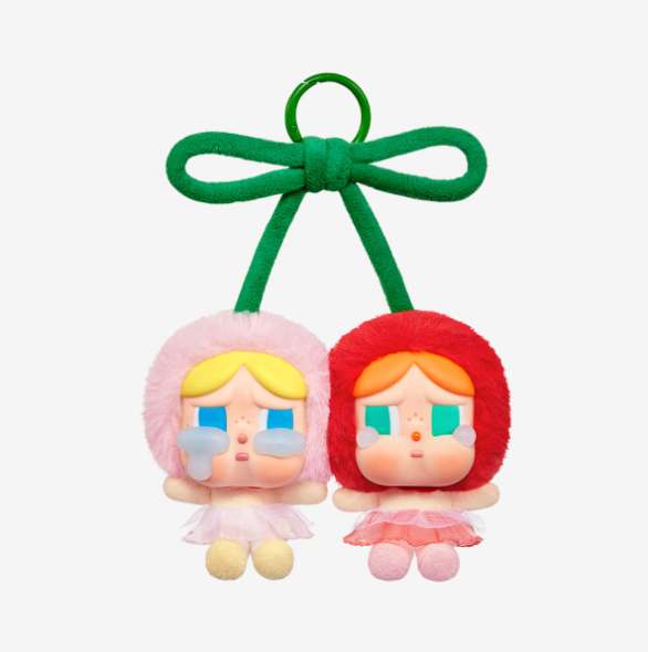 CRYBABY Crying For Love Series-Vinyl Plush Hanging Card (Love You Cherry Much)