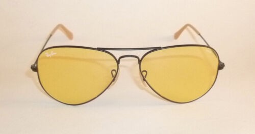 New Ray Ban Aviator EVOLVE Sunglasses Black RB 3025 9066/4A Photochromatic 55mm