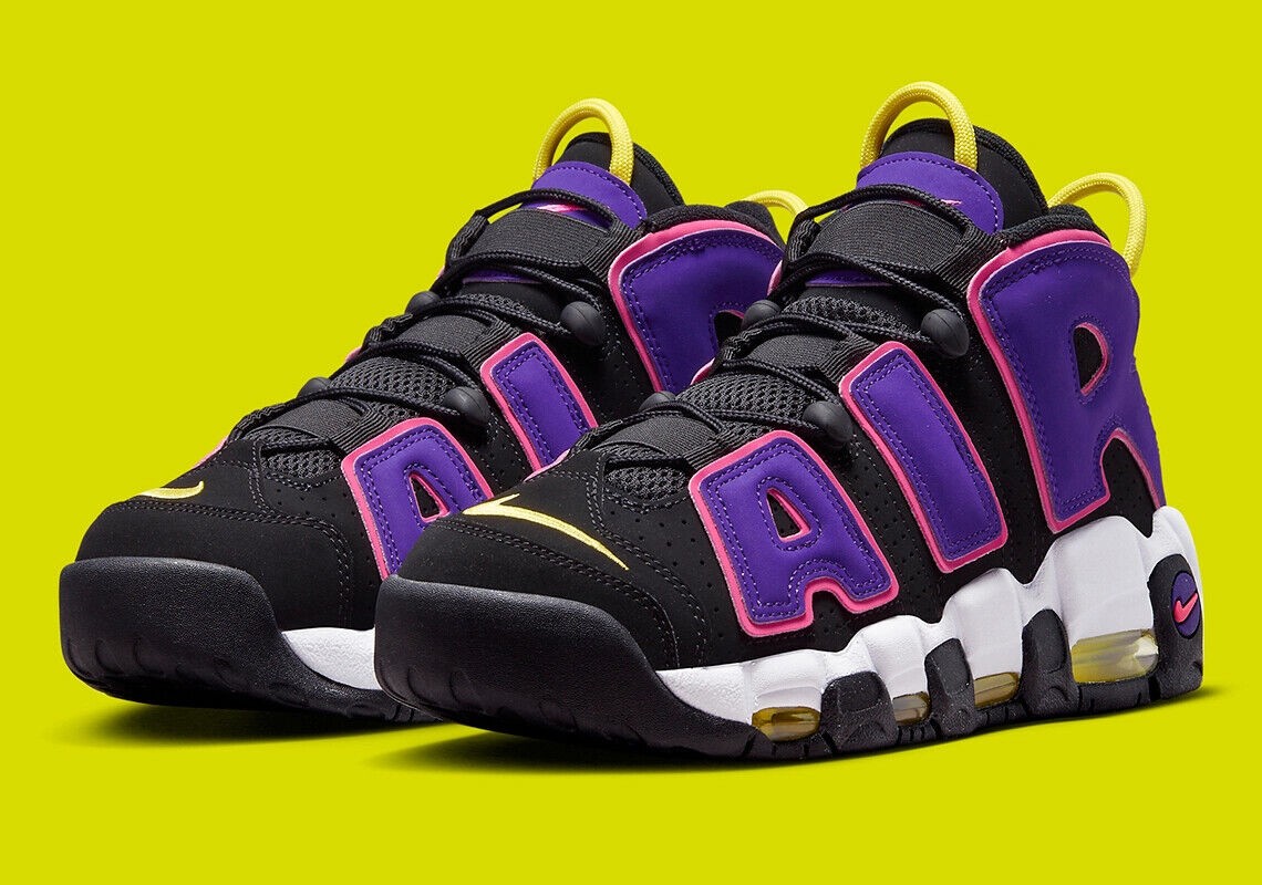 Nike Air More Uptempo 96 Court Purple Black DZ5187-001 Men's Shoes NEW