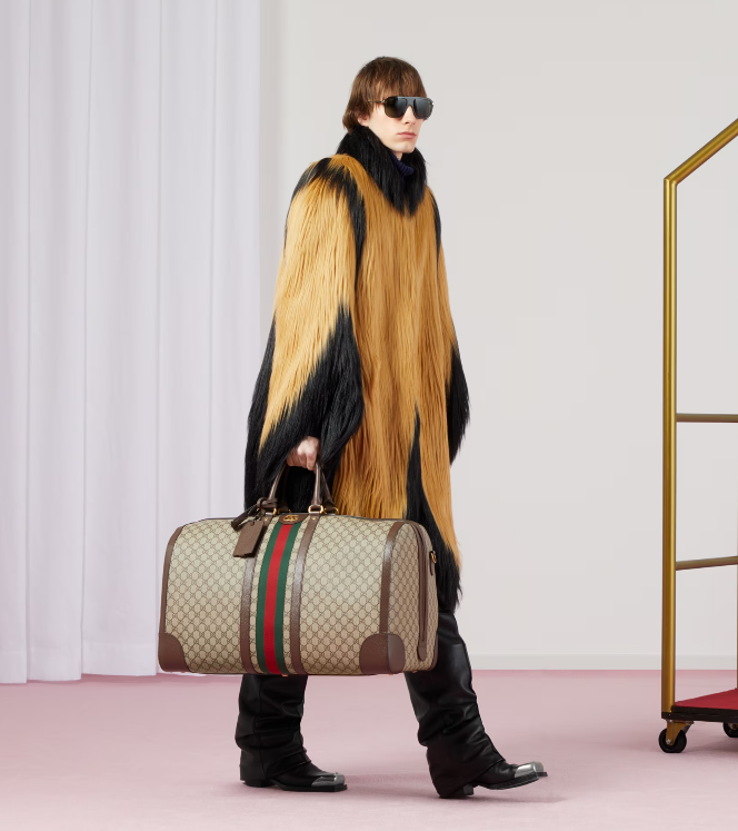 GUCCI SAVOY MAXI DUFFLE BAG