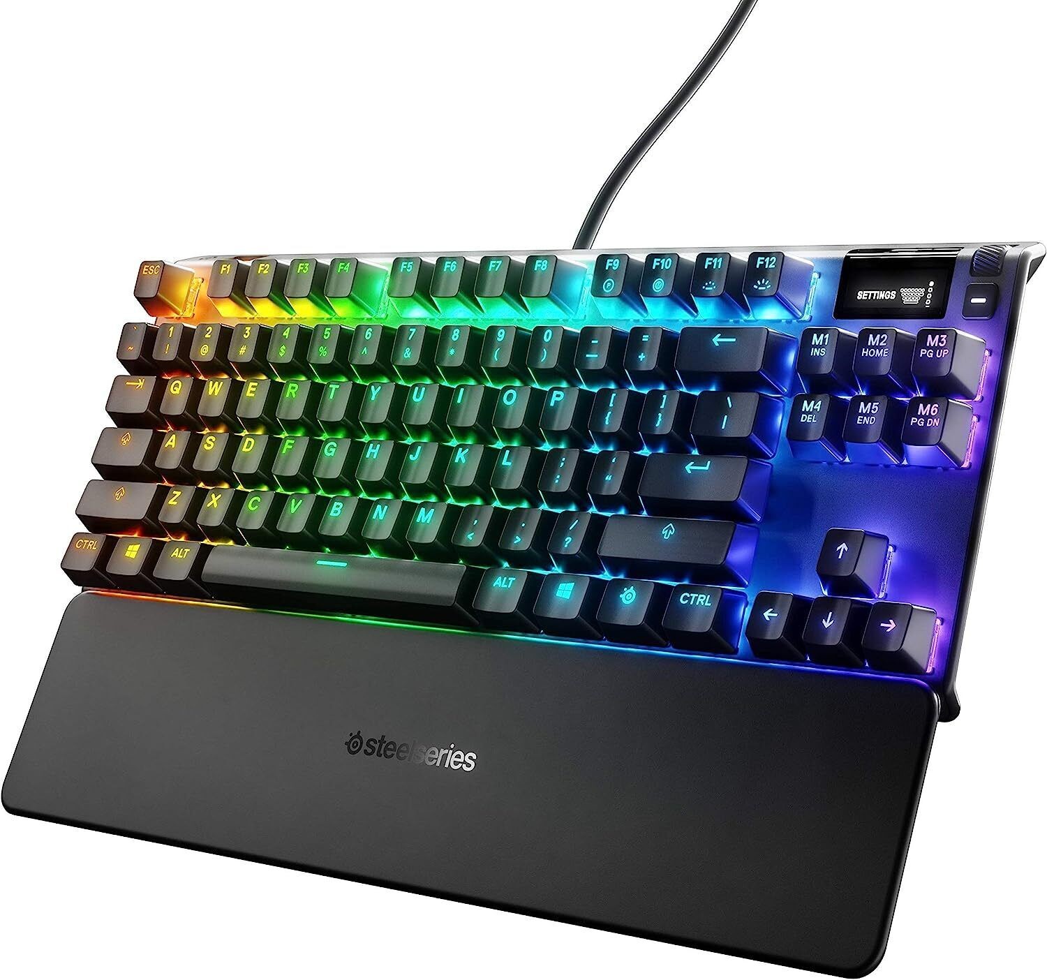 SteelSeries Apex Pro TKL Wired RGB Gaming Keyboard Black Certified Refurbished