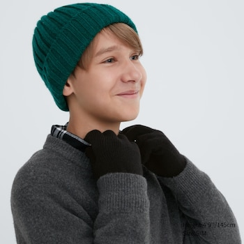 HEATTECH Knitted Gloves HEATTECH' provides unbeatable warmth. Touchscreen compatible.