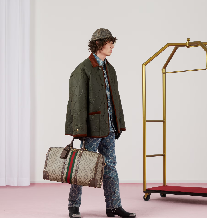 GUCCI SAVOY LARGE DUFFLE BAG