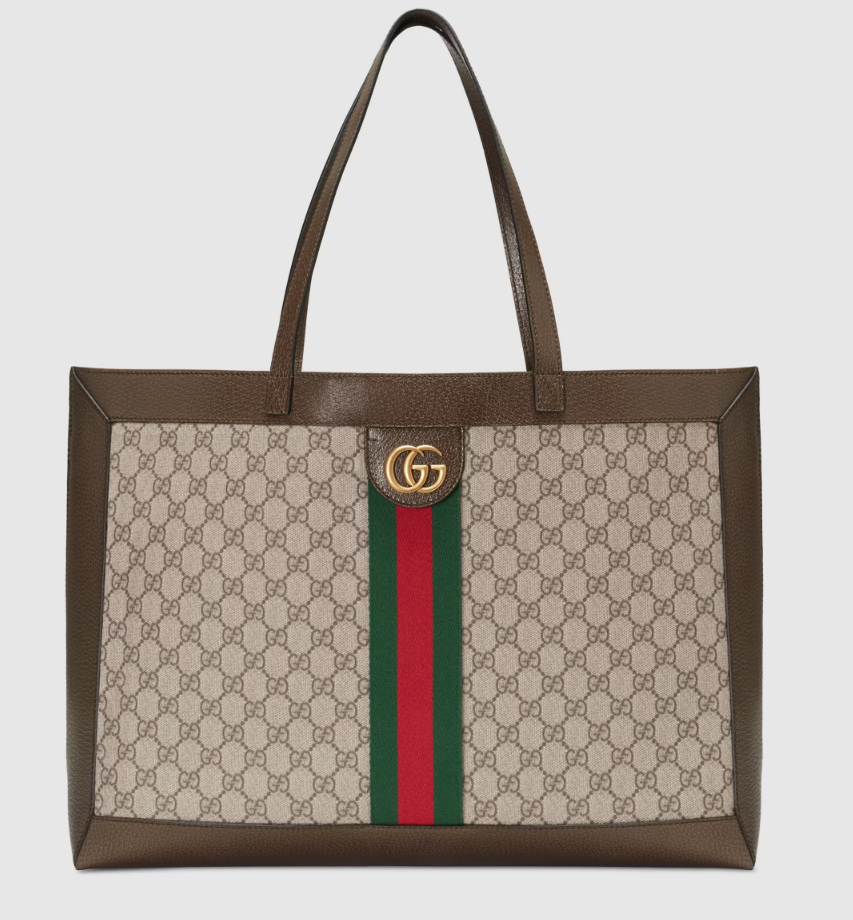 GUCCI OPHIDIA GG SOFT MEDIUM TOTE