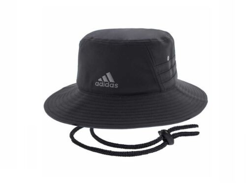 ADIDAS AEROREADY BUCKET HAT UPF 50 Unisex Sun Hat Black One Size NWT NR